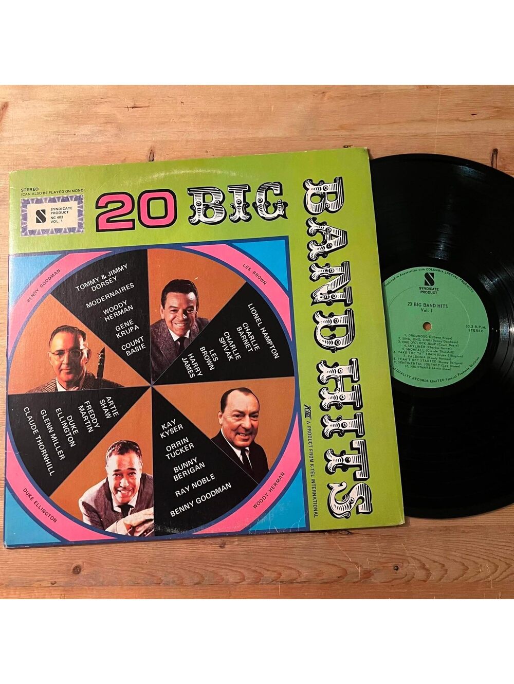 Various - 20 Big Band Hits Vol. 1 33rpm VG+ VR21